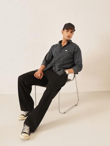 Image of Majestic Man Stylish Geomatric Print Casual Shirt - Pure Cotton| Full Sleeve | Trendy & Comfortable