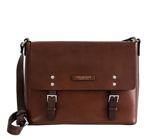  The Bridge Messanger Uomo 45363101 Marrone linea lorenzo tracolla