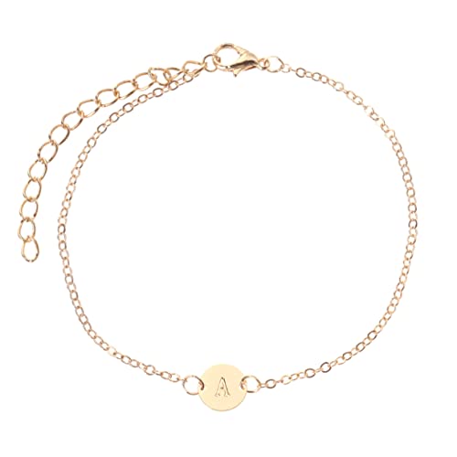 Bracelet lettre personnalisé or le cadeau idéal pour femme