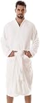 PJGGZ Serviette Robe pour Homme - Serviette sèche rapide ultra-absorbante souple Kimono Peignoir, Spa & Hôtel