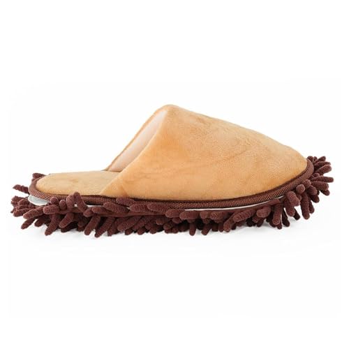 Image of Floor Cleaning Slippers Comfortable Mop Slippers for Bathroom Balcony Office Coffee