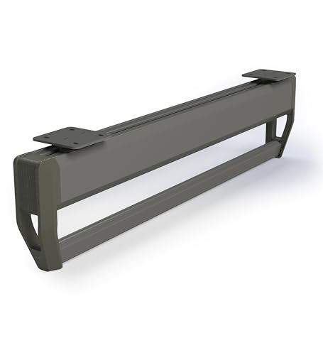 EMUCA - Colgador con barra extraíble para armario Quartz, Plástico y Aluminio, Titanio