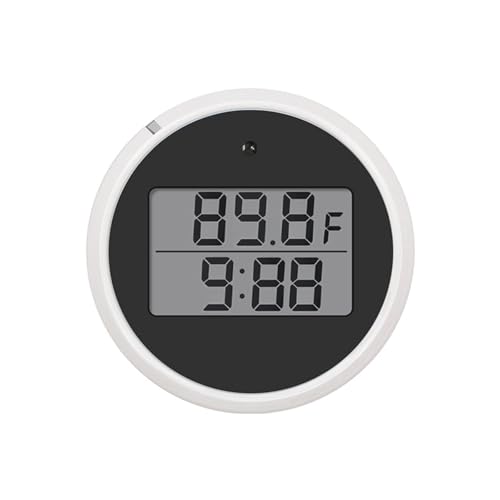 プール用温度計 デジタルフローティングバス温度計(タイマー付き)-20〜70℃ IP6X防水水温計 スイミングプール スパ アイスバス用 使いやすい(Black)