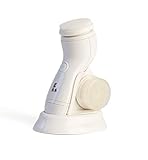 🔌 BR CEPILLO RECARGABLE PARA UNA PIEL PERFECTA. Hecho con batería de iones de litio, solo coloque el dispositivo en su soporte de fuente de alimentación, conecte el cable USB y espere hasta que la luz roja se vuelva verde. No necesita pilas!