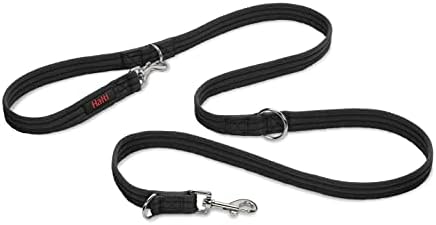 Halti Training Lead For Dogs, Double Ended Dog Training Leash for Halti Head Collar and No Pull Harness, Black Training Leash for Small Dogs and Medium Dogs