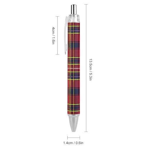 Bolígrafo retráctil de punta fina de 0,5 mm y escritura suave para escritorio, pack de 4 2
