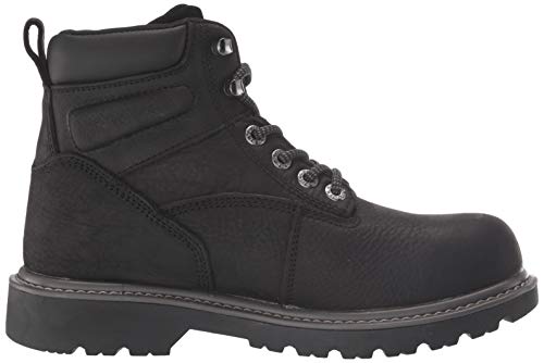 Wolverine Women's Floorhand Steel-Toe 6" Waterproof Work Boot, Black, 9 Wide #TOP5