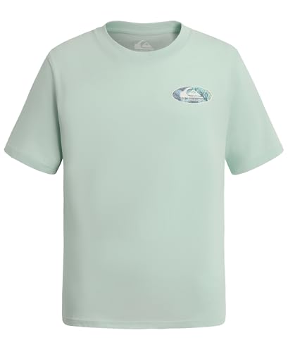 Image of Quiksilver Boys' Short Sleeve Logo Graphic T-Shirt, Soft & Comfortable, Regular Fit