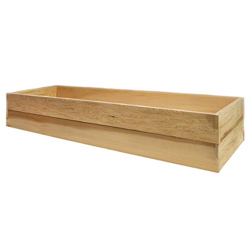 All Things Cedar 6x2 Ft Elevated Garden Box with Stackable and Expandable Design