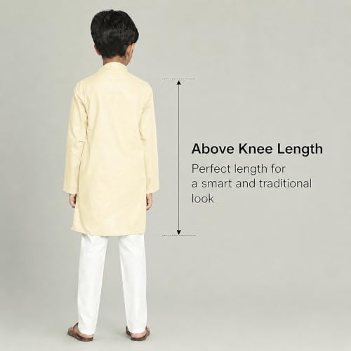 Image of Chandrakala Kids Kurta Pajama Set for Boys, Ethnic Wear for Diwali Eid & Weddings