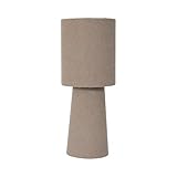 Design Élégant : Cette lampe velours taupe de 38 cm apporte une touche de sophistication à votre intérieur. Son design moderne et épuré s'intègre parfaitement dans divers styles de décoration, que ce soit contemporain, scandinave ou classique. Elle devient un véritable élément de décoration qui attire le regard et sublime votre espace de vie.