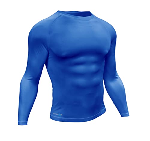 Precision Unisex's Essential Base Layer Long Sleeve Shirt, Royal, Large