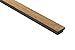Produktbild Mardom Decor L0205LT Ende für Lamellenwand - Ende für Wandpaneele aus PolyForce-Material - Akustikpaneele - Kratzfest - Wandlamellen Wasserfest - Linke Seite - Farbe Weiß - 270x2.8x1.2cm