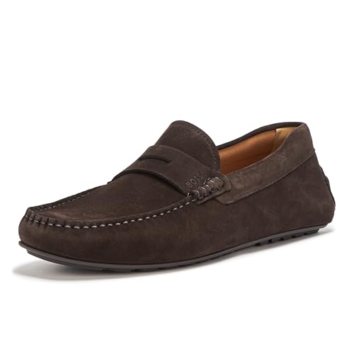 Image of BOSS Men's Noel Suede Drivers Loafers