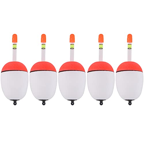 Alomejor 5 Pièces Flotteurs de Pêche Dérivant Suspendus Accessoires de Pêche(40gram)