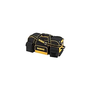 Dewalt DWST1-79210 Duffel Trolley Bag with Wheels, Yellow/Black, Large 26-Inch