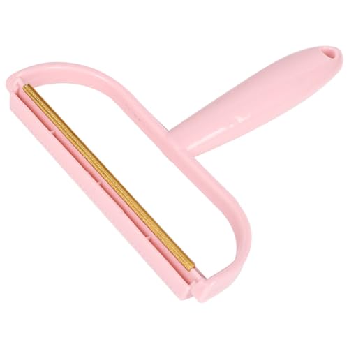 GLEAVI Quitapelusas Manual Portátil para Ropa y Lana Afeitadora Doble Cara Reutilizable Herramienta de Limpieza de Pelusas Rosa para Viaje y Uso Doméstico