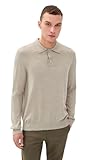 NN07 Men's Serge Polo Sweater, Desert Khaki, M