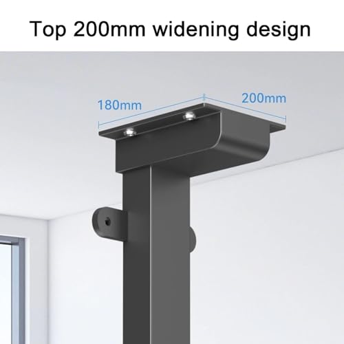 Support de plafond electrique telecommandable telescopique pour ecran de 32 a 70 pouces