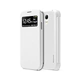 Smart On/Off - Walnutt Flip View Cover is achieved with magnets, it allows the cover to turn the screen off to sleeping mode when it is closed.