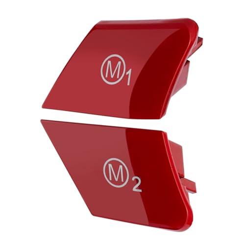 Bouton démarrage voiture pour BMW avec lettrage translucide Start Stop rouge 2pcs