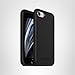 OtterBox iPhone SE 3rd/2nd Gen, iPhone 8/7 (Non-retail/Ships in Polybag) Symmetry Series Case - BLACK, ultra-sleek, wireless charging compatible, raised edges protect camera & screen