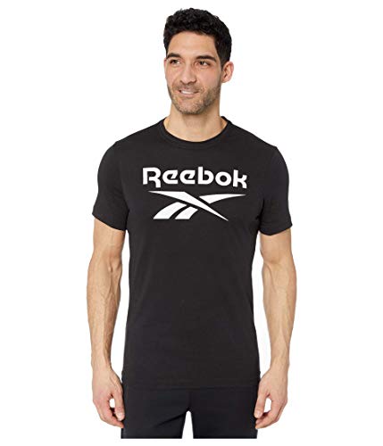 Reebok Stacked Logo Tee haut léger homme pour éviter la transpiration