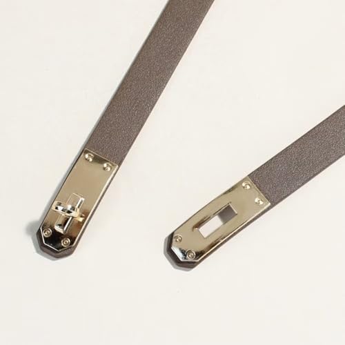 Chic and Elegant Single - Piece Belt with Sophisticated Lock - Style Metal Buckle4