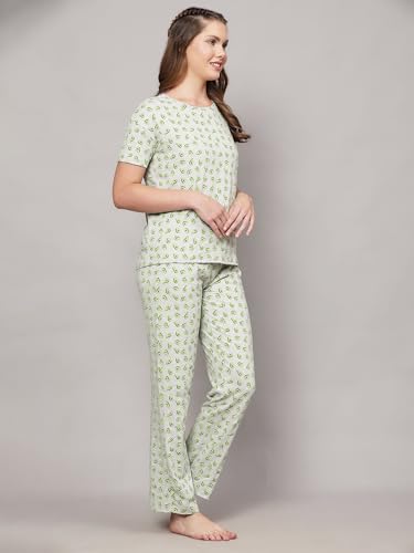 Image of B STORIES Women's Cotton Pyjama Set | Comfort and Relexed Nightsuit for Ladies