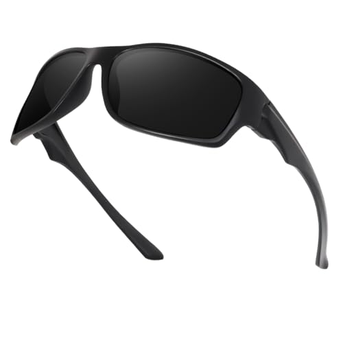Image of Dervin UV Protected Polarized Sports Sunglasses for Men & Women | Ideal for Driving, Cycling, Biking & Cricket