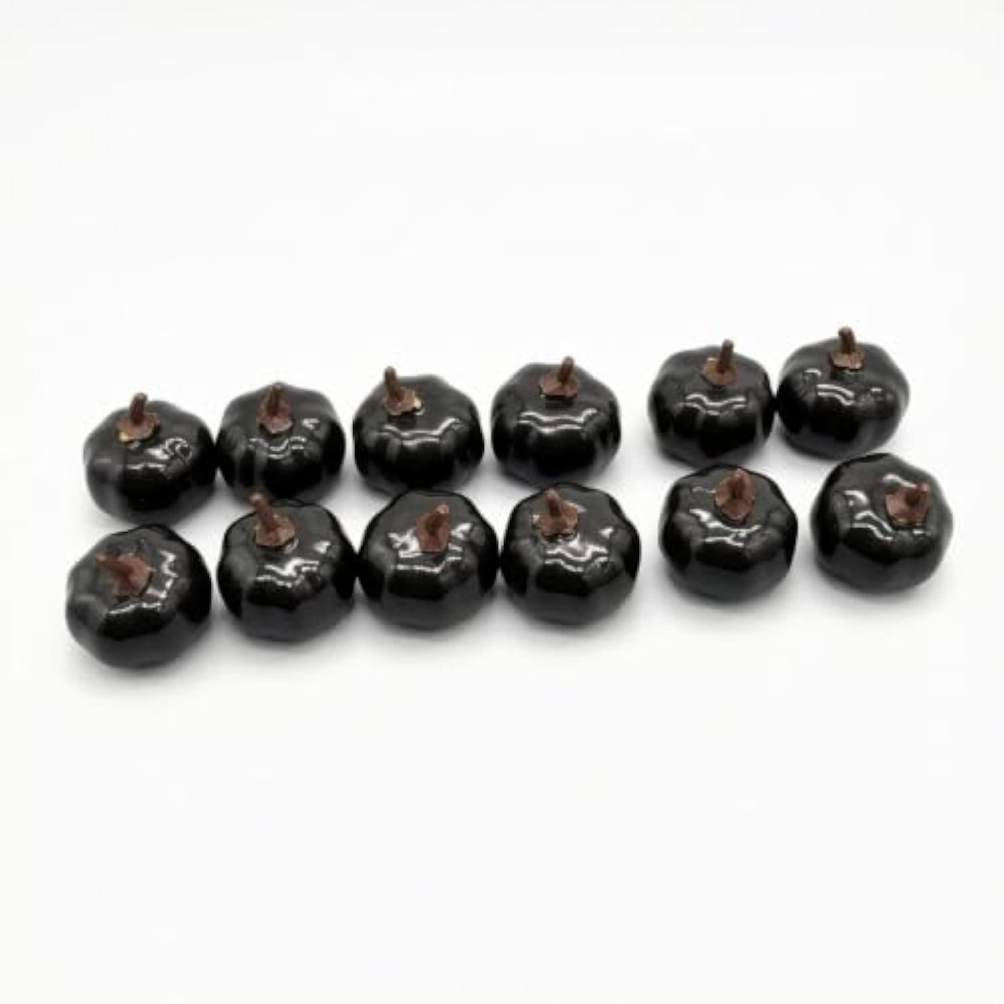 12 Pieces Mini Artificial Pumpkins, Decorative Miniature Pumpkins