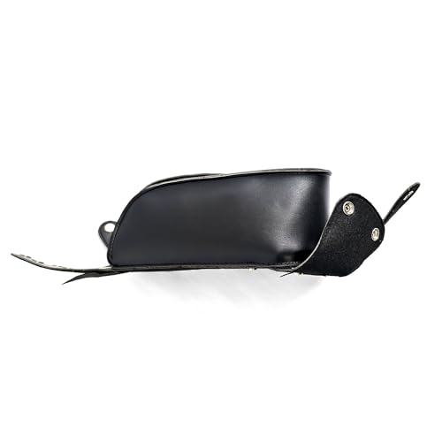 Mini alforjas de cuero PU para moto con portalitros miniatura 5
