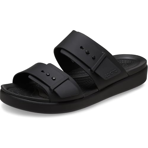 Crocs Womens Brooklyn Buckle Low Low Black 11 Medium