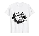 PUBG Erangel Logo T-Shirt, Men, White, Large