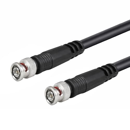 Image of MX BNC Male to BNC Male Coaxial Cable - 1.5 Meter, 5-Pack for CCTV, DVR, Security Cameras, Analog Video & RF Applications
