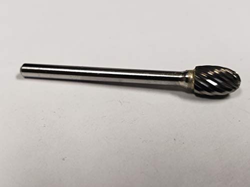 Alfa Tools B71269 Fresa de Carburo 1/4" Cabeza 1/8" Vástago miniatura 3