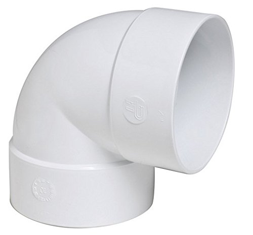 Plastic Trends 4 in. Hub x 4 in. Dia. Hub PVC Elbow
