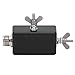 1:9 Mini Balun, for HF Shortwave Antenna for Outdoor QRP Station and Furniture Used for Unbalanced Output of Sound Reinforcement Level Audio Equipment