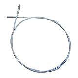DASPARTS 113721335A 111721335E Clutch Cable (2268mm) For VW BeetleSuper Beetle Karmann Ghia Thing (Bolt 7mm)