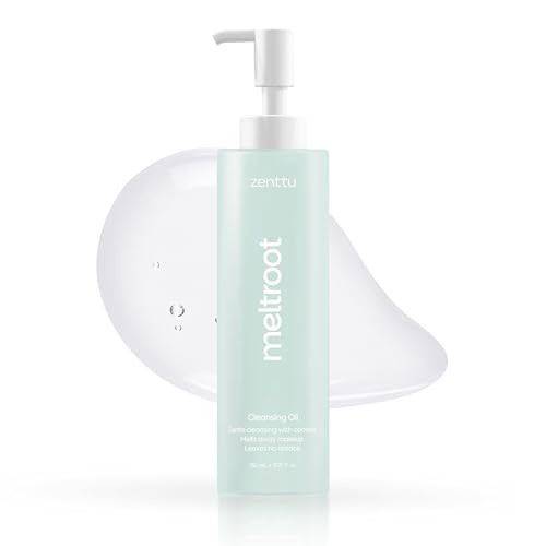 Zenttu Meltroot Centella Cleansing Oil Deep Pore Reset Korean Face Wash for SPF and Daily Buildup Milky Emulsion for Sensitive Skin 5.07 fl oz