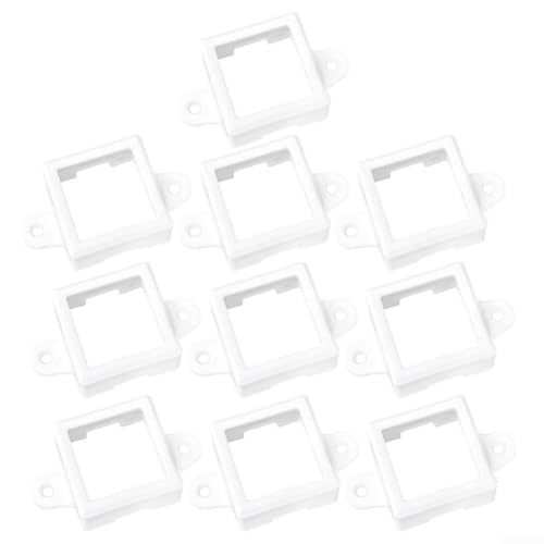 Springwillfly Atornillar es fácil con estos soportes de abrazadera robustos y resistentes para mantener tu exterior brillante y bien iluminado