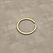 BQfife 14k Gold Filled 1mm Thin Wire Plain Band Adjustable Toe Ring