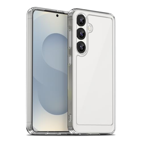 Image of Case for Samsung Galaxy S25 5G, Military Grade Drop Protection Phone Case, Yellowing Resistant, Anti-Scratch Hard PC Back, Shockproof Hard Ultra-Thin Protective Cover, Clear