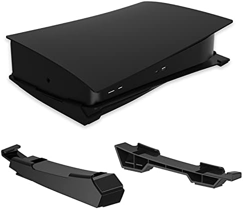 NexiGo PS5 Accessories Horizontal Stand, [Minimalist Design], PS5 Base Stand, Compatible with Playstation 5 Disc & Digital Editions, Black