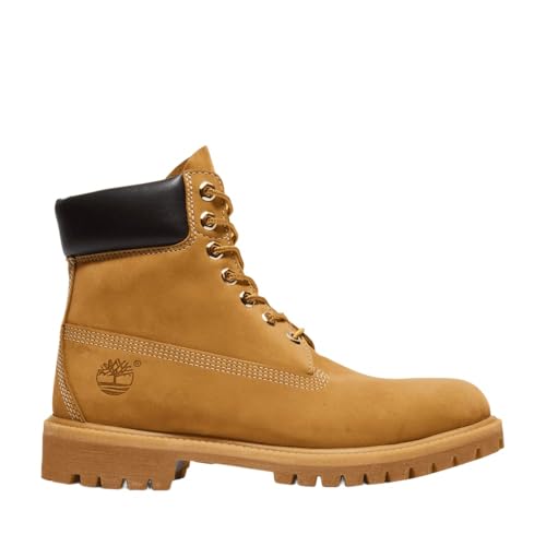 Timberland Timberland Men's Premium 6 Inch Lace Up Waterproof Boot, Wheat-NEW 2024, 7 Medium