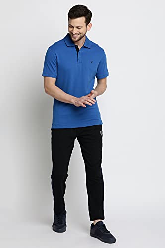 Image of Van Heusen Men's Polo T-Shirt | Athleisure |Ultra Soft Handfeel | Lightweight | Regular Fit| Short Sleeve| Breathable Fabric | Activewear| Solid Colors |Style 60033|Available in Pack of 1 & 2