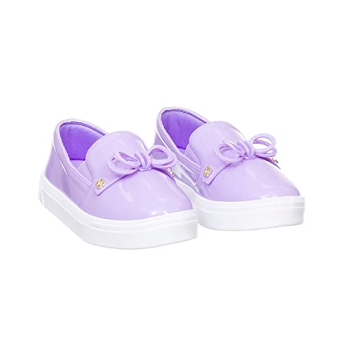 PETITE JOLIE Lupita Ribbon Girl's Shoes Lavender Lilac 11.5-12.52