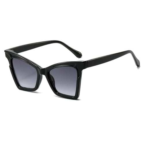 Lunettes de soleil œil de chat luxe rétro UV400 verres dégradés pour femme chic