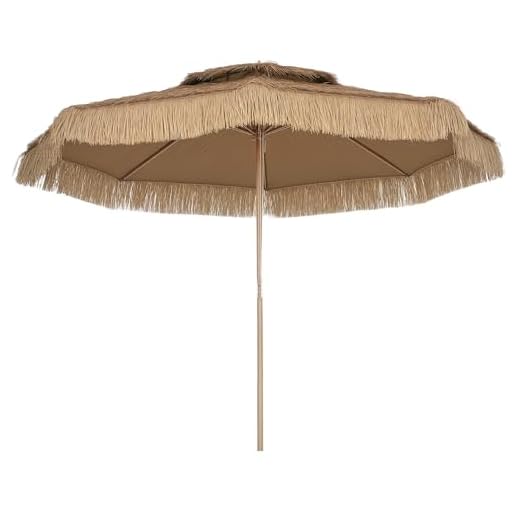 Outsunny 10FT Hula Tiki Patio Umbrella