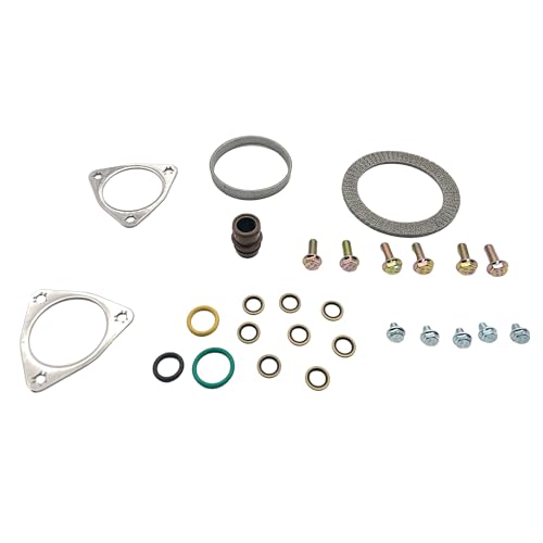 Image of PartsFlow Turbo Hardware Mounting Install Kit, Mounting Seal Set Compatible With 2008 2009 2010 Ford F-250 F-350 F-450 F-550 6.4L V8 Turbo Diesel 8C3Z9T514A